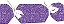 10 Caixa Bala Lembrancinha Festa Imitação Glitter Roxo  8.52  (Nc Toys) - Imagem 1