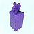 5 CAIXA CORAÇÃO LEMBRANCINHA IMITAÇÃO GLITTER ROXO  74.6   ( NC TOYS CAIXA CORAÇÃO ) - Imagem 1