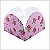 50 FORMINHAS TEMA FLORAL ROSA PARA DOCES 4 PÉTALAS 3,3X3,3X2,2  48.2 (NC TOYS SIMPLES) - Imagem 1