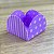 50 Forminhas Listras Poá Lilás/Rosa Para Doces 4 Pétalas 3,3X3,3X2,2 10.45 (Nc Toys Simples) - Imagem 2