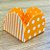 50 Forminhas Listras Poá Laranja/Branco Para Doces 4 Pétalas 3,3X3,3X2,2 10.46 (Nc Toys Simples) comprado 60 - Imagem 1
