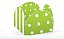 50 Forminhas Listras Poá Verde Limão/Branco Para Doces 4 Pétalas 3,3X3,3X2,2  10.37 (Nc Toys Simples) - Imagem 1