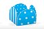 50 Forminhas Listras Poá Azul/Azul Claro Para Doces 4 Pétalas 3,3X3,3X2,2  10.36 (Nc Toys Simples) - Imagem 1