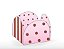 50 Forminhas Listras Poá Rosa/Marrom Para Doces 4 Pétalas 3,3X3,3X2,2  10.40 (Nc Toys Simples) - Imagem 1