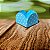50 Forminhas Poá Azul Claro/Branco Para Doces 4 Pétalas 3,3X3,3X2,2 10.19 (Nc Toys Simples) - Imagem 1