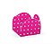 50 Forminhas Poá Pink/Branco Para Doces 4 Pétalas 3,3X3,3X2,2  10.24  (Nc Toys Simples) - Imagem 1
