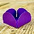 50 Forminhas Roxo Para Doces 4 Pétalas 3,3X3,3X2,2 10.12 (Nc Toys Simples) - Imagem 1