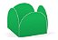 50 Forminhas Verde Bandeira Para Doces 4 Pétala Mini 3X3X2 Cm  (70.8) Nc Toys Mini - Imagem 1