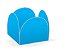 50 Forminhas Azul Para Doces 4 Pétala Mini 3X3X2 Cm  (70.5) Nc Toys Mini - Imagem 1