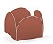 50 Forminhas Marrom Para Doces 4 Pétala Mini 3X3X2 Cm  (70.14) Nc Toys Mini - Imagem 1