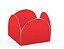 50 Forminhas Vermelho Para Doces 4 Pétala Mini 3X3X2 Cm  (70.4) Nc Toys Mini - Imagem 1