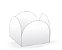 50 Forminhas Branca Para Doces 4 Pétala Mini 3X3X2 Cm  (70.1) Nc Toys Mini - Imagem 1