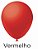 50 Balão Vermelho Liso Festa N°7 Pera Pic Pic - Imagem 1