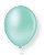 50 Balão Verde Claro Liso Festa N°7 Pera Pic Pic - Imagem 1