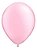 50 Balão Rosa Baby Liso Festa N°7 Pera Pic Pic - Imagem 1