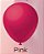 50 Balão Pink Liso Festa N°7 Pera Pic Pic - Imagem 1