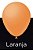 25 Balão Laranja Neon Redondo N°9 Pic Pic - Imagem 1