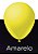 25 Balão Amarelo Neon Redondo N°9 Pic Pic - Imagem 1