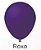 50 Balão Violeta Liso Redondo N°8  Pic Pic - Imagem 1