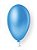 50 Balão Azul Liso Festa N°7 Pera Pic Pic - Imagem 1