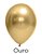 25 Balão Ouro Platinado Redondo N°9 Pic Pic - Imagem 1