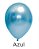 25 Balão Azul Platino Redondo N°5 Pic Pic - Imagem 1