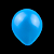 50 Balão Azul Neon Luminoso Florescente Nº9 (Festball) - Imagem 3
