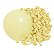 50 Balão Amarelo Candy Liso Redondo Nº7 (Festball) - Imagem 2