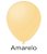 50 Balão Amarelo Candy Liso Redondo Nº7 (Festball) - Imagem 1