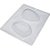 Forma Bwb Ovo Toca Do Coelho 150 G Páscoa 3 Partes C/ Silicone Cod-9439 (Bwb Especial)  (BWB PASCOA) - Imagem 3