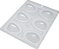 Ovo Liso 30G Páscoa  Forma Bwb Silicone 3 Partes 30G Cod-9454 (Bwb Especial)  (BWB PASCOA) - Imagem 1