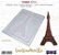 Forma Bwb Torre Eiffel Festa Paris 3 Partes C/ Silicone 110G Cod-10157 (Bwb Especial) - Imagem 1