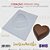 Forma Bwb Coração Listrado 350 G 3 Partes C/ Silicone Cod-10059 (Bwb Especial) - Imagem 1