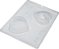Forma Bwb Coração Porta Jóias 3 Partes C/ Silicone 155G Cod-1094 (Bwb Especial) - Imagem 1