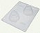 Forma Bwb Bolo Detalhado Grande 3 Partes C/ Silicone 130G Cod-863 (Bwb Especial) - Imagem 2