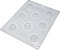 Esfera Com Coração 30Mm Forma Bwb Com Silicone 3 Partes 15G Cod-9451 (Bwb Especial) - Imagem 1