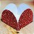 50 Forminhas Para Doces Imitação Glitter Vermelho 4 Pétalas 10.86 (Nc Toys Simples) - Imagem 1