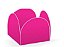 50 Forminhas Pink Para Doces 4 Pétalas Mini 3X3X2 Cm 70.10 (Nc Toys) - Imagem 1