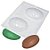 Forma Bwb Simples Sabonete Oval Flores Cód. 1025 ( BWB SIMPLES ) - Imagem 1