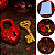 Forma Bwb Simples Chave E Cadeado Coracao Cod:9751 ( BWB SIMPLES ) - Imagem 1