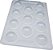 Forma Bwb Sp 9419 Esfera 50 Mm Silicone 3 Partes Profissional Cod-3531 (Sp Especial) - Imagem 1