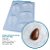 Forma Bwb Sp 824 Ovo De Páscoa Liso Silicone 3 Partes 150g Profissional Cod-3616  (Sp Especial) - Imagem 1