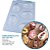 Forma Bwb Sp 48  Ovo Liso 100G Silicone 3 Partes Profissional Cod-3615  (Sp Especial) - Imagem 1