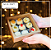 5 Caixa 9 Doces Moldura Quadrado Kraft Tampa Acetato 11X11X3.5  (Yin) P0370 ID4641 - Imagem 1