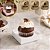 10 CAIXA MINI BOLO CUPCAKE 10X10X10 BRANCA 5039 (IDEIA ESSENCIAL) ( NATAL IDEIA 2026 ) - Imagem 2