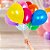 10 PEGA BALÃO VARETA SUPORTE BEXIGA 32CM CRISTAL (KÉ DOCE) - Imagem 3
