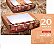 10 Caixa 20 Doces De Natal Com Visor Linha Bosque 19X15,2X4,2 (Natal Jango) - Imagem 1