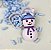 Forma Bwb Doces Finos 3 Partes C/ Silicone Boneco De Neve 65Mm 10495 (Bwb Especial) - Imagem 2