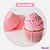 45 Forminhas Para Cupcake Rosa Bebê Nº0 Lisa - Mago - Imagem 1