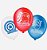 25 Balão Capitao America  Redondo 9 Pol. ( Regina ) - Imagem 2
